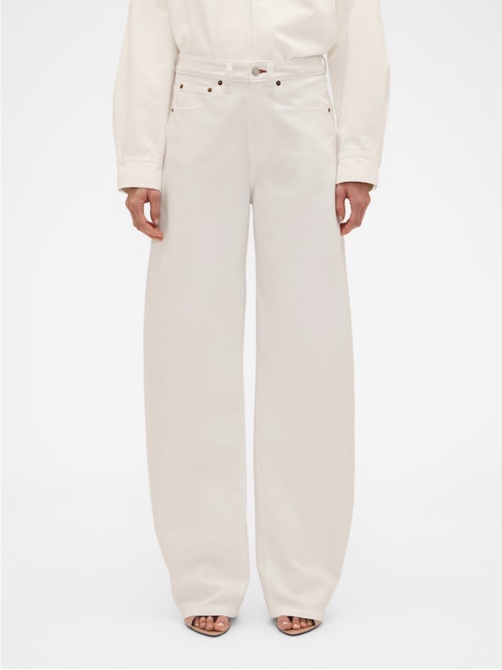GAP x Victoria Beckham High Rise Arc Leg Jeans